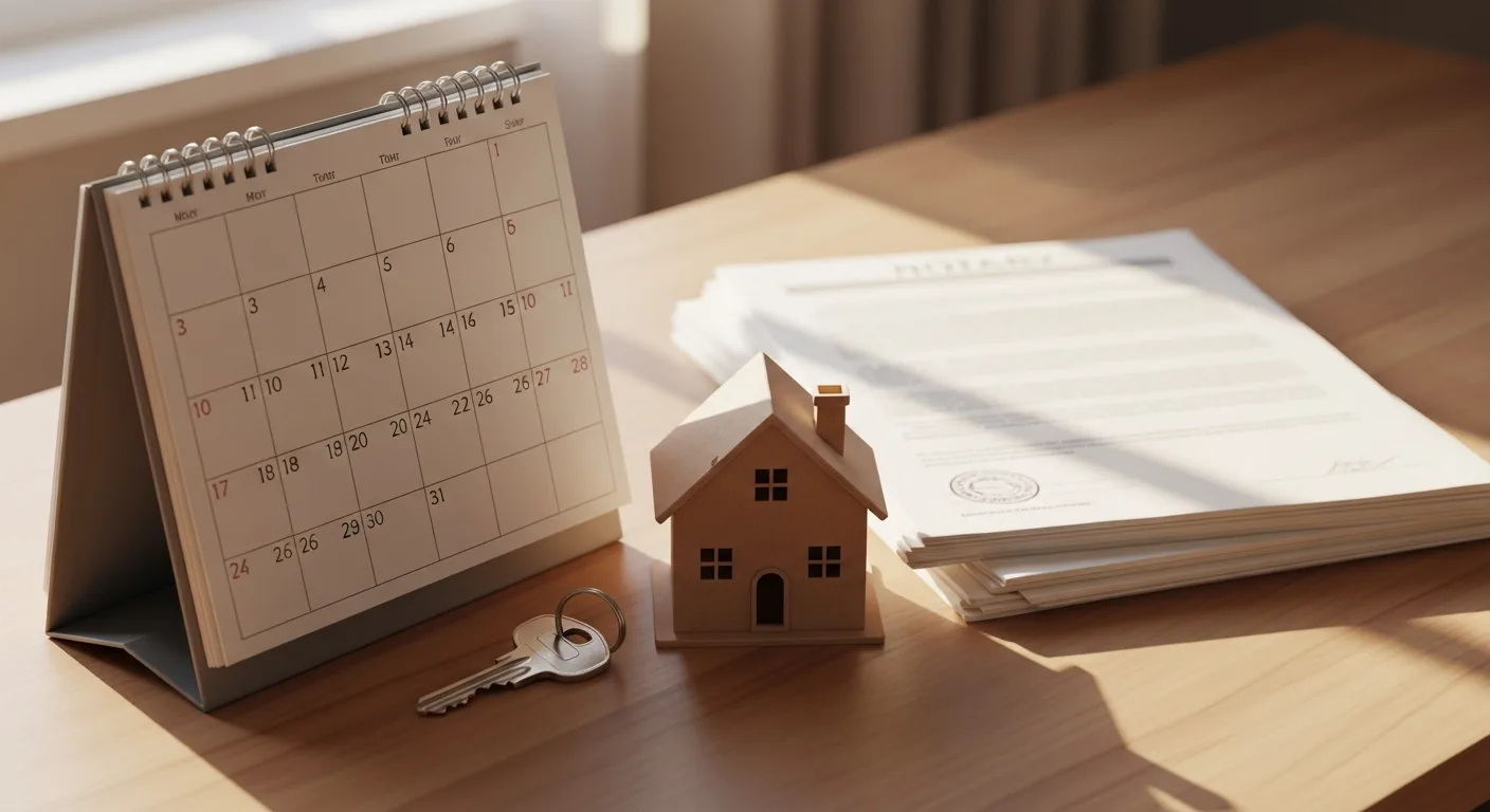 calendrier des démarches entre compromis et acte authentique